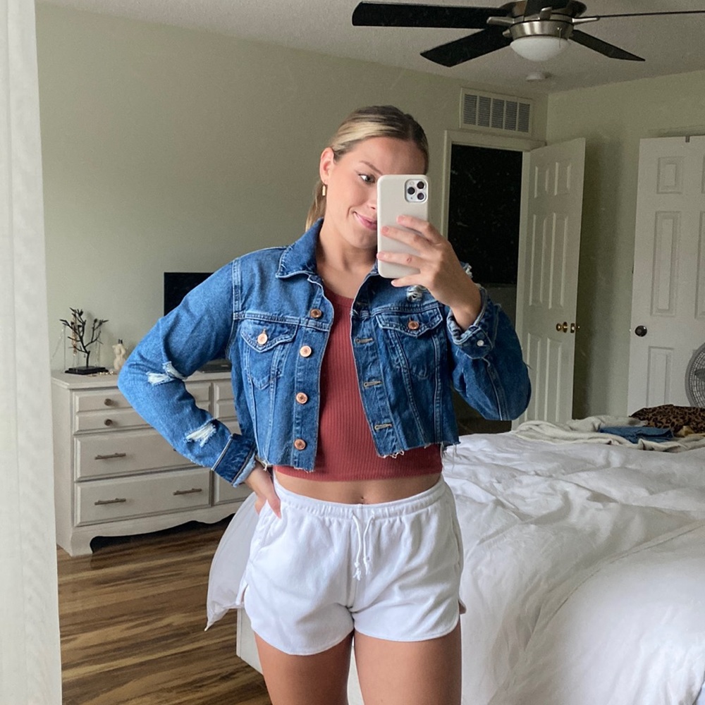Cropped Denim Jacket